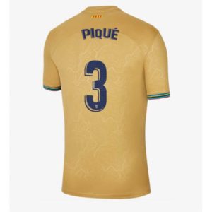 Barcelona Gerard Pique #3 Uit tenue Mensen 2022-23 Korte Mouw