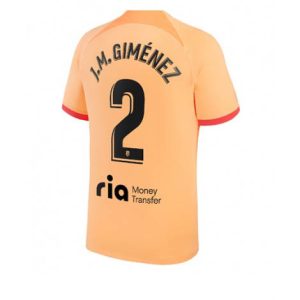 Atletico Madrid Jose Gimenez #2 Derde tenue Mensen 2022-23 Korte Mouw