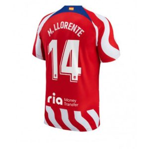 Atletico Madrid Marcos Llorente #14 Thuis tenue Mensen 2022-23 Korte Mouw