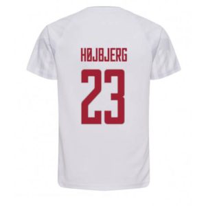 Denemarken Pierre-Emile Hojbjerg #23 Uit tenue Mensen WK 2022 Korte Mouw