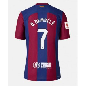 Barcelona Ousmane Dembele #7 Thuis tenue Mensen 2023-24 Korte Mouw