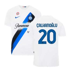 Inter Milan Hakan Calhanoglu #20 Uitshirt 2023-2024 Korte Mouw Voetbalshirts