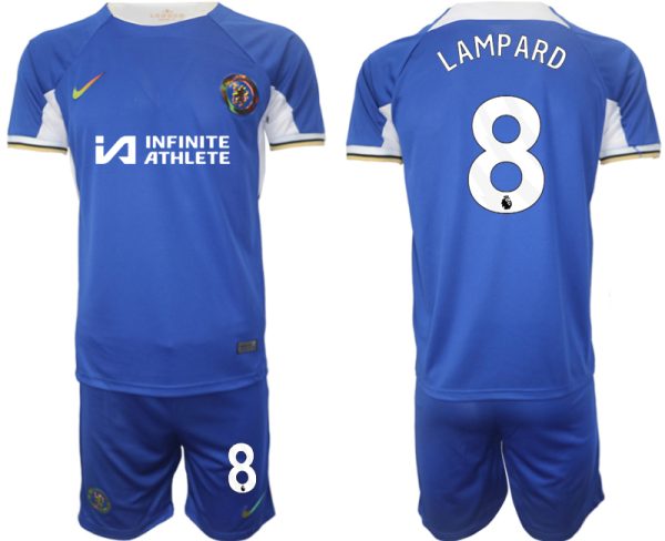 Chelsea Frank Lampard #8 Thuisshirt 2023/24 Korte Mouw (+ Korte broeken) Voetbalshirts