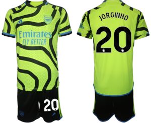 Arsenal Jorginho #20 Uitshirt 2023-24 Mensen Korte Mouw (+ Korte broeken) Voetbalshirts