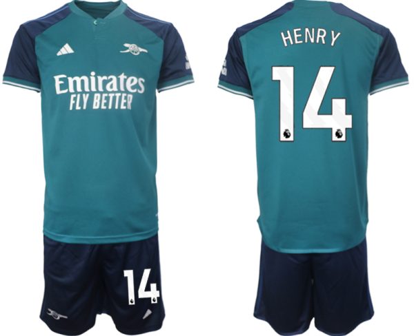 Arsenal Thierry Henry #14 Derde Shirt 2023-24 Mensen Korte Mouw (+ Korte broeken) Voetbalshirts