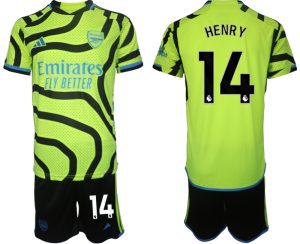 Arsenal Thierry Henry #14 Uitshirt 2023-24 Mensen Korte Mouw (+ Korte broeken) Voetbalshirts