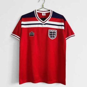 Engeland 1982 Uit tenue Korte Mouw Klassieke Retro Voetbalshirts