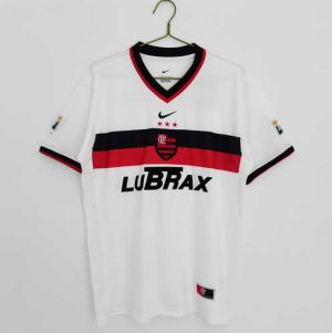 Flamengo 2001 Uit tenue Korte Mouw Klassieke Retro Voetbalshirts