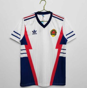 Joegoslavië 1990 Uitshirt Korte Mouw Klassieke Retro Voetbalshirts