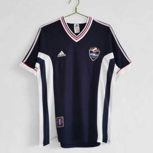 Joegoslavië 1998-00 Thuisshirt Korte Mouw Klassieke Retro Voetbalshirts