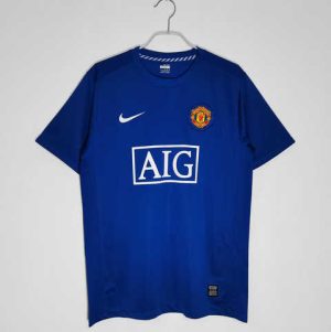 Manchester United 2008/09 Derde tenue Korte Mouw Klassieke Retro Voetbalshirts