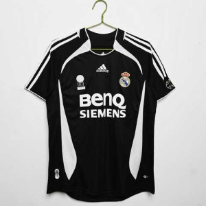 Real Madrid 2006/07 Derde tenue Korte Mouw Klassieke Retro Voetbalshirts