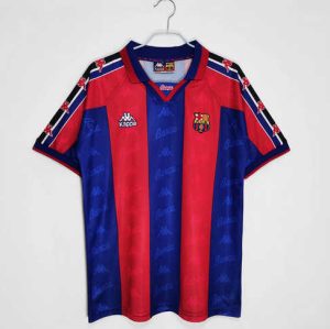 Barcelona 1995/97 Thuisshirt Korte Mouw Klassieke Retro Voetbalshirts