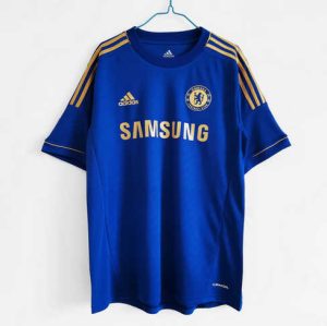 Chelsea 2012/13 Thuisshirt Korte Mouw Klassieke Retro Voetbalshirts