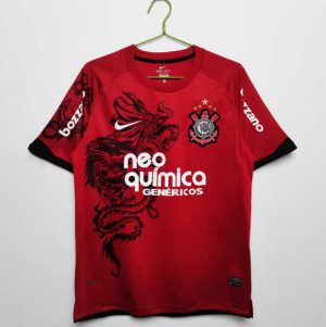 Corinthians 2011/12 Derde Shirt Korte Mouw Klassieke Retro Voetbalshirts