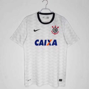 Corinthians 2012 Thuisshirt Korte Mouw Klassieke Retro Voetbalshirts