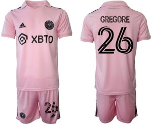 Inter Miami Gregore #26 Thuisshirt 2023-24 Mensen Korte Mouw (+ Korte broeken) Voetbalshirts