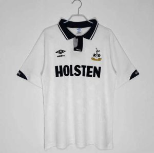 Tottenham Hotspur 1991/93 Thuisshirt Korte Mouw Klassieke Retro Voetbalshirts