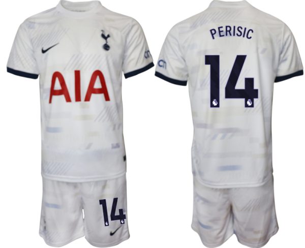 Tottenham Hotspur Ivan Perisic #14 Thuisshirt 2023-24 Mensen Korte Mouw (+ Korte broeken) Voetbalshirts