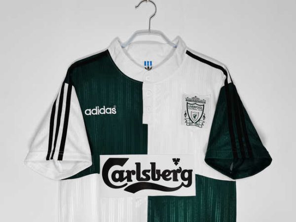 Liverpool 1995/96 Uitshirt Korte Mouw Klassieke Retro Voetbalshirts-2