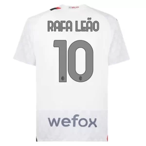 AC Milan Rafael Leão #10 Uitshirt 2023-2024 Voetbalshirt met Korte Mouw