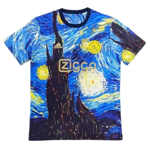 AFC Ajax Thuisshirt Van Gogh The Starry Night Edition 2023-2024 Voetbalshirt met Korte Mouw