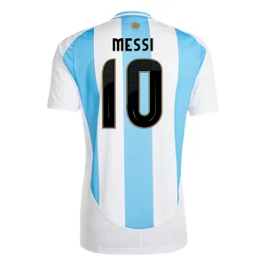 Argentinië Lionel Messi #10 Thuisshirt Copa América 2024 Voetbalshirts Korte Mouw