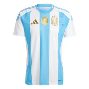 Argentinië Thuisshirt Copa América 2024 Voetbalshirts Korte Mouw