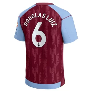 Aston Villa Douglas Luiz #6 Thuisshirt 2023-2024 Voetbalshirts Korte Mouw