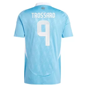 België Leandro Trossard #9 Uitshirt EK 2024 Voetbalshirts Korte Mouw