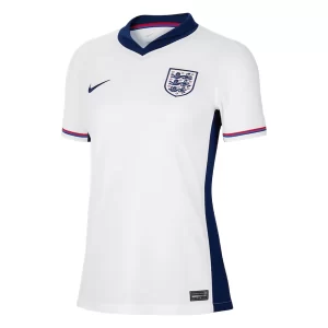 Dames Engeland Thuisshirt EK 2024 Voetbalshirts Korte Mouw