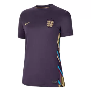 Dames Engeland Uitshirt EK 2024 Voetbalshirts Korte Mouw