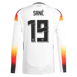 Duitsland Leroy Sane #19 Thuisshirt EK 2024 Voetbalshirts Lange Mouwen