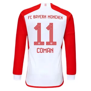 FC Bayern München Kingsley Coman #11 Thuisshirt 2023-2024 Voetbalshirt met Lange Mouwen