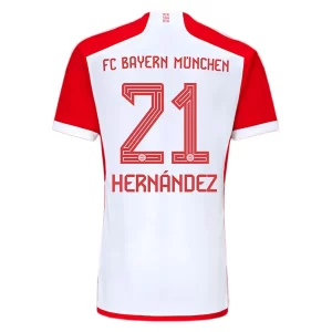 FC Bayern München Lucas Hernandez #21 Thuisshirt 2023-2024 Voetbalshirt met Korte Mouw