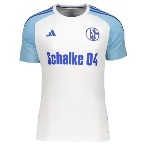 FC Schalke 04 Uitshirt 2023-2024 Voetbalshirt met Korte Mouw