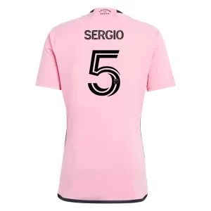 Inter Miami CF Sergio Busquets #5 Thuisshirt 2024-2025 Voetbalshirt met Korte Mouw