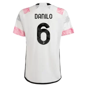 Juventus Danilo #6 Uitshirt 2023-2024 Voetbalshirts Korte Mouw