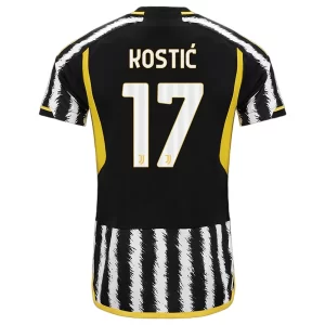 Juventus Filip Kostic 17 Thuisshirt 2023-2024 Voetbalshirts Korte Mouw