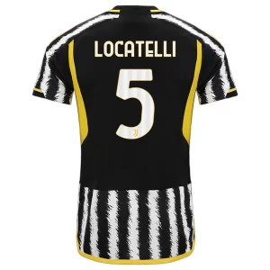 Juventus Manuel Locatelli #5 Thuisshirt 2023-2024 Voetbalshirts Korte Mouw