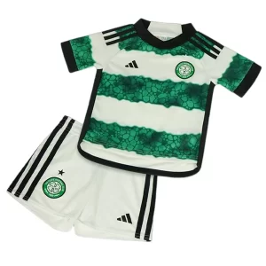 Kids Celtic Thuisshirt 2023-2024 Voetbalshirts Korte Mouw (+ Korte broeken)