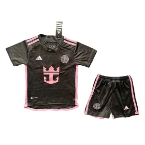 Kids Inter Miami CF Uitshirt 2024-2025 Voetbalshirt met Korte Mouw