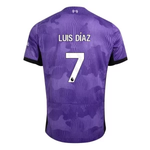 Liverpool Luis Díaz #7 Derde Shirt 2023-2024 Voetbalshirts Korte Mouw