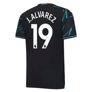 Manchester City Julian Alvarez #19 Derde Shirt 2023-2024 Voetbalshirts Korte Mouw