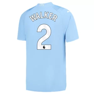 Manchester City Kyle Walker #2 Thuisshirt 2023-2024 Voetbalshirts Korte Mouw