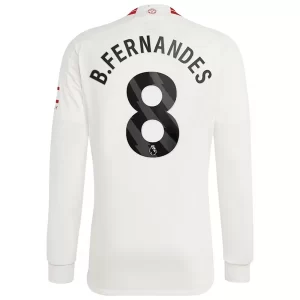 Manchester United Bruno Fernandes #8 Derde Shirt 2023-2024 Voetbalshirts Lange Mouwen