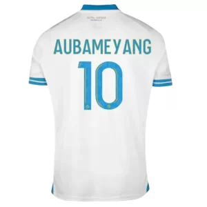 Olympique de Marseille Pierre-Emerick Aubameyang #10 Thuisshirt 2023-2024 Voetbalshirt met Korte Mouw