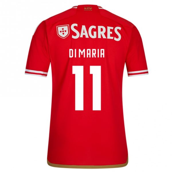 SL Benfica Ángel Di María #11 Thuisshirt 2023-2024 Voetbalshirt met Korte mouw