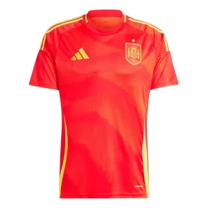 Spanje Thuisshirt EK 2024 Voetbalshirts Korte Mouw