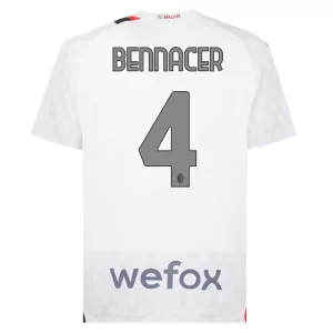 AC Milan Ismael Bennacer #4 Uitshirt 2023-2024 Voetbalshirts Korte Mouw